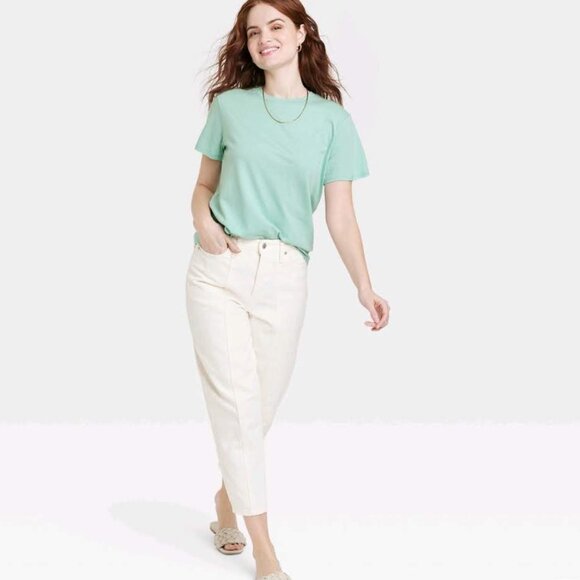 a new day Tops - A New Day - Women's Relaxed T-Shirt - Mint Green XS